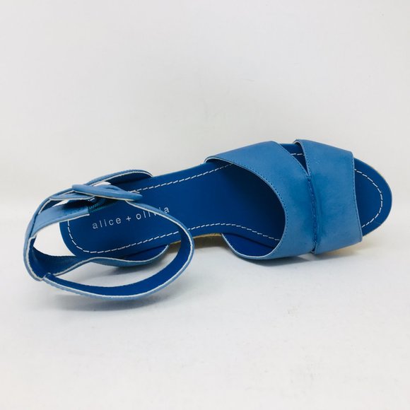 Alice Olivia Roberta Espadrille Wedges Umbrella Bl - Picture 11 of 12